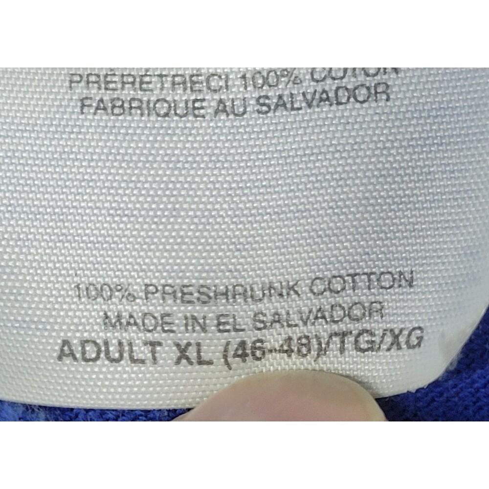 Salty Dog Cafe TShirt Mens XL 46-48 Blue Long Sleeve Hanes Beefy-T Hilton Head - Picture 4 of 8